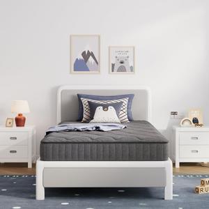 Avenco 6 Inch Twin Mattress, Medium Firm Hybrid Mattress in a Box