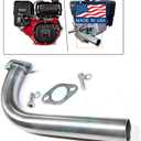 ARSPORT Exhaust Header pipe Compatible with: Predator Max 459, Duroma XP16HPE & XP18HPE 457cc
