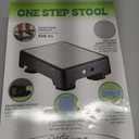 Small Step Stools for Adults - Grey Small Mobility Aid for Seniors - Portable Heavy Duty Plastic Stepping Platform & Bed Steps for High Beds for Adults - Assist Device Kitchen Bathroom Toilet - Kids