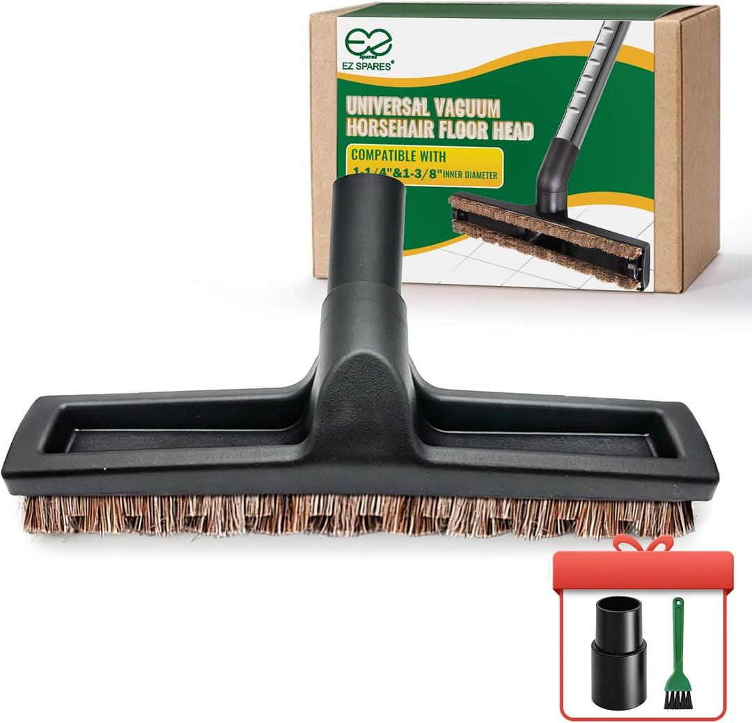 EZ SPARES Replacement for Smooth Floor Brush Horsehair 1 1/4" 32mm Universal Vacuum Cleaner Brush Head Good Water Absorption Fit Most Brands Hoover, Eureka, Royal, Dirt Devil, Rainbow