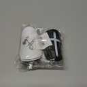 3 x Jesus Mini Anti-Slip Shin Guards - Small, Protective, Tiny Soccer Shin Pads - Miniature Football Gear for Men, Women & Youth (Black, White)