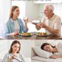 Vaydeer Metal 7 Day Pill Organizer with Built-in Desiccant Compartment, Airtight Weekly Travel Pill Box with Carry Handle, Slim Slide-Out Pill Case for Medication, Vitamins & Supplements (Silver)