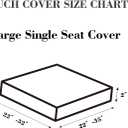 Sofa Covers Couch Covers for Sofa Pet Friendly Couch Cushion Covers Universal Sofa Covers Washable Stretch Slipcovers for Sectional Sofa (Texture Gray,Large Single Seat Cover)