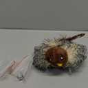 Simulated Chirping Bird Cat Toy, Flying Interactive Flapping Chirping Bird Cat Toy, Cat Bird Toy with Feather Tail, for Bored Indoor Cats (Sparrow)
