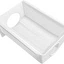 W10850492 Refrigerators Ice Bucket for Freezer, for Whirlpool, Amana, Maytag, Kenmore Refrigerators, Replacement W10670844 W10138193 AP5989704 PS11731153 4378073 EAP11731153 Ice Maker Ice Bucket