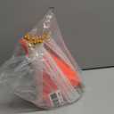 Mini Traffic Cones With Hole on Top with Racing Checkered Flags, Sports Safety Cones for Soccer Cones and Basketball Practice Equipment - Mini Orange Cones for Soccer Practice and Small Driving Practice Cones Race Car Birthday Party Supplies, Kids Gift. (6PCS Cones) (18PCS)