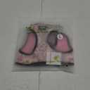 EcoBark Step in Dog Harness - Eco-Friendly Dog Harnesses for Small and Medium Breed Dogs - Reflective and Adjustable Body Halter Vest - Soft Mesh Toy Breed Harness (Floral, Large) (Large -17 to 19 lbs -Chest Up to 18 in (Pack of 1), French Floral Pink)