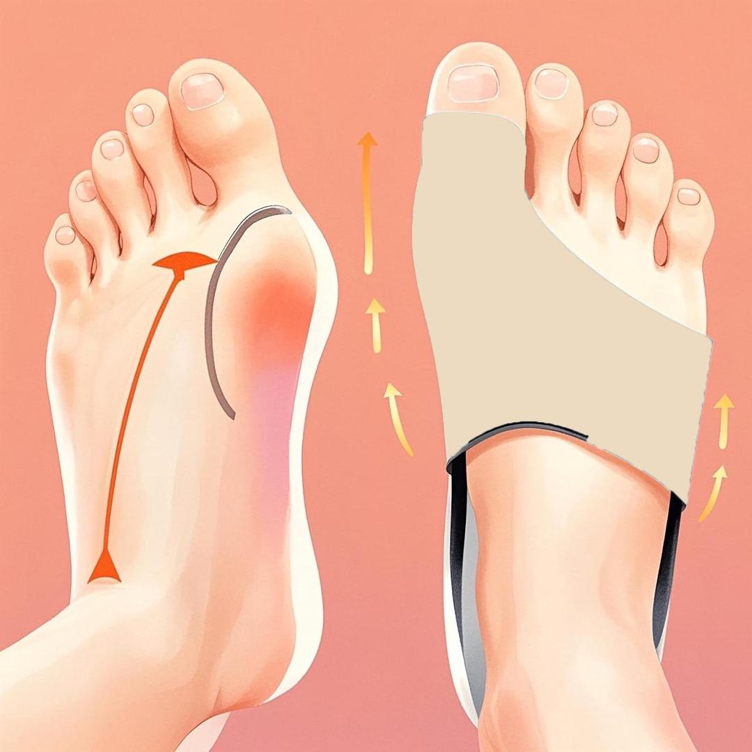 Bunion Corrector for Women & Men Big Toe Straightener & Men, Washable Toe Straightener Brace for Home, Office & Sleep.