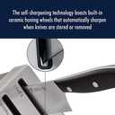 HENCKELS Statement Razor-Sharp 7-Piece White Handle Knife Set, Chef Knife, Bread Knife, German Engineered Knife Informed by over 100 Years of Mastery (Dark Brown)