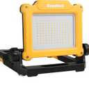 4000Lumens Cordless Magnetic LED Work Flood Light, Compatible for Dewalt Makita 20V Milwaukee 18V m18 Rechargeable Lithium Tool Battery, Portable LED Work Light for Under Hood, Yellow