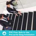 Lifegrip Anti Slip Traction Tape, 12 Inch x 38 Foot Friction Tape - Best Grip, Abrasive Adhesive for Stairs, Tread Step, Indoor, Outdoor (Friction Tape, 12" X 38') (Black)