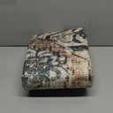 BESTSWEETIE 6ft Area Rug Washable Rugs for Living Room, No Pile Boho Carpet for Entryway Bedroom Dining Room, Vintage Carpet Print Distressed Non-Slip, 72" Round, Green