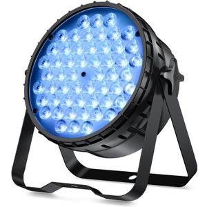 BETOPPER Stage Lights for Parties, 54x3W LED Par Light RGB, 5600Lumens DMX DJ Lights Sound Activated,Strobe Wash Lighting for Party, Wedding, Club, Concert and Festival