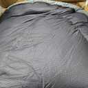 36 inches Calming Donut Dog Bed for Large Dogs,Dark Grey