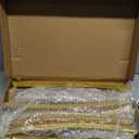 Asee'm 8.5FT Gold Wedding Arch Round Backdrop Stand Large Circle Metal Floral Balloon Frame for Party Anniversary Birthday Graduation Valentine Ceremony Decorations