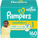 Pampers Swaddlers Newborn Diapers Size 1 160 Count