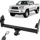 Class 3 Trailer Hitch, 2" Receiver 2005-2015 Toyota Tacoma,13323 | Autekcomma Tow Hitch, Multi-Fit Hitch to Receive Ball Mount, Cargo Carrier,Bike Rack. Tow Hook Black Matte.