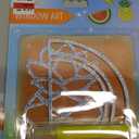 Creativity for Kids Window Art Fun Fruits - Paint and Decorate 2 Suncatchers, Create Your Own Window Art for Kids 2 Pack