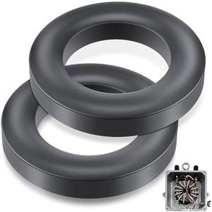 Gulfmew 2 Pack Toroid Ferrite Core Compatible with FT240-31 Ferrite Ring 2.4” for Common Mode Choke, Balun, EMI Suppression, RFI Reduction, Transformers and Inductors