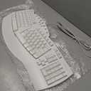 Perixx PERIBOARD-512W Periboard-512 Ergonomic Split Keyboard - Natural Ergonomic Design - White - Bulky Size 19.09"X9.29"X1.73", US English Layout