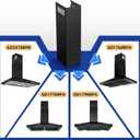 Stainless Steel Chimney Extension for SNDOAS Range Hood GD17 and GD24 Series, 31.5 inch, Wall-Mounted style (Black)