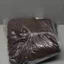 LOCHAS Luxury Bathroom Rug Shaggy Bath Mat 24 x 70 Inch, Washable Non Slip Bath Rugs for Bathroom Shower, Soft Plush Chenille Absorbent Carpets Mats, Brown