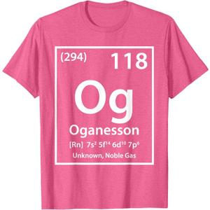 Oganesson Element (pink) T-Shirt Size M