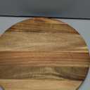 Acacia Wood Lazy Susan, Wood Turntable Tray Cabinet Organizer, 14"