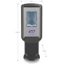 PURELL CS4 Push-Style Hand Sanitizer Dispenser, Graphite, for 1200 mL CS4 Hand Sanitizer Refills (Pack of 1) - 5124-01