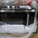 Toshiba Air Fryer Combo 4-in-1 Countertop Microwave Oven, Smart Sensor, Convection, Mute Function, Position Memory 13.6" Turntable, 1.5 Cu Ft, 1000W, Silver, ML-EC42P(SS)