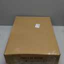 YAOHUOO Large Printer Stand with Storage Drawer, 2-Tier Under Desk Table for Home Office, Fits Fax Machine/3D Printer/Scanner (Brown)