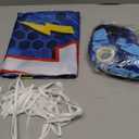 Vlipoeasn 90PCS 7th Birthday Video Game Party Decorations Set for Boys - Blue 7th Video Game Backdrop, Balloons, Tablecloth, Gamer and 7 Foil Balloons for 7th Birthday Party Supplies