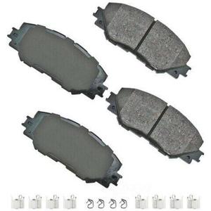 Akebono ACT1210A Ultra-Premium Ceramic Front Disc Brake Pads , GREY