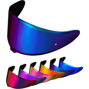 PSLER RF-1400 Visor - X15 Visor RF1400 visor Motorcycle Helmet Shield Replacement for RF1400 X15 CWR-F2R NXR2 Z8,Deep Blue Purple