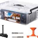 1250 PCS Hidden Deck Fasteners for Composite Decking Board,Composite Deck Clips & Plastic Hidden Fastners with Metal Screws,Universal Nylon Clips for Composite Decking