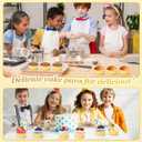 IJRPLM 50pcs 5oz 125ml Muffin Liners Cups with Lids (gold),50 Pack Baking Cups with Lids,5oz Aluminum Foil Cupcake Cups Muffin Liners, Standard size