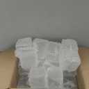 Yulejo Modern Storage Box, Clear Acrylic Box with Lid, 2.9 x 2.9 x 2.9 Inch, 48 Pieces