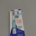 SEAGO Kids Electric Toothbrush with 2 Mins Brushing Timer and 4 Replacement Brush Heads, Rainbow LED Light Makes Brushing Fun, Boys Battery Powered Toothbrush for 4-12 Years OldSG-977(Green)