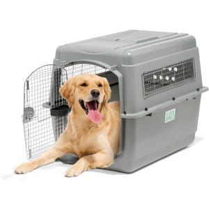 Petmate Sky Kennel - For Air and Travel, Airline Approved Dog Crate for Pets up 70-90 lbs, Heavy Duty Dog Kennel, Made in the USA- 40 Inches