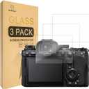 Mr.Shield Screen Protector compatible with Sony Alpha A1 II / A1II / Alpha 1 II [Not for A1] [Tempered Glass] [3-PACK] [Japan Glass with 9H Hardness]