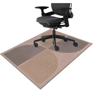 Office Chair Mat for Hardwood Floor Minimalist Art 36"x48" Computer Gaming Chair Mat Anti-Slip Office Rugs Floor Protector for Rolling Chairs Under Desk Rug for Home Office (Abstract)