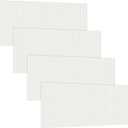 Frienda 4 Pcs Light Covers Replacement Flat Clear Prismatic Acrylic Ceiling Light Cover Panels(22.5" x 46.5: x 0.1")