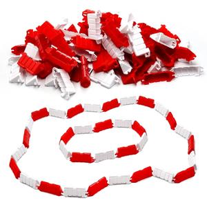 Hobby Fans 120 Pieces RC Car Racing Track Drift Runway Drift Field Fence for 1/14 1/16 1/18 1/24 1/28 Mini RC Car (Red+White)