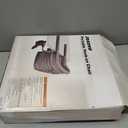 Hook On High Chair: Portable Fast Table Chair with Storage Bag, Clip on High Chairs for Babies and Toddlers, Foldable Baby Feeding Chair with Removable Seat for Home and Travel -Grey