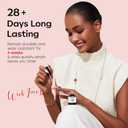 5 x modelones Red Gel Nail Polish Glitter Red Gel Polish Soak Off UV LED Lamp Gel Polish Christams New Year Manicure Gift for Women Girl 15ML (A1-Shimmer Red)