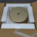 Drink Table Pedestal, Round Side Table, Drink Tables for Small Spaces, Pedestal End Table, Small Pedestal Table (Gold)
