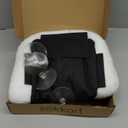 Zakkart Cat Window Perch - 100% Metal Supported from Below - Comes with Warm Spacious Pet Bed - Cat Window Hammock for Large Cats & Kittens - for Sunbathing, Napping & Overlooking (White)