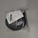 Door Sweep 38" Cuttable, Innovative Double-Layer Design with Brush Under Door Draft Stopper for Bottom of Door, Tool-Free Install Bottom Door Seal, Reusable Door Draft/Noise Blocker, Black