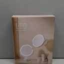 20X Magnifying Mirror with Light, Height Adjustable 2000mAh Makeup Mirror with Light, 3 Color Lights for Tabletop/Travel. Detachable Travel Makeup Mirror, Vanity Mirror for Bathroom, Silver