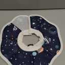 Soft Adjustable Cat Recovery Collar, Waterproof Elizabethan Cat Cone After Surgery, Comfortable Protective Collar for Small Puppy (S)